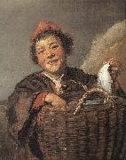 HALS, Frans Portrait of a Woman Holding a Fan af oil painting reproduction
